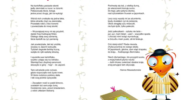 Było sobie trzech japońców, a właściwie stonka w japońskich klimatach, która opowiada historię o podróży do Japonii i jedzeniu pałeczkami.